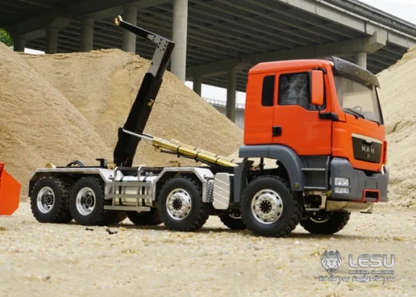 HTB1wul5pScqBKNjSZFgq6x_kXXac-1.webp LESU 1/14 hydraulic dump truck roll-on MAN (TGS) 8X8 four-axis full drive high torque LS-20160901 RCLESU Tamiya dump truck