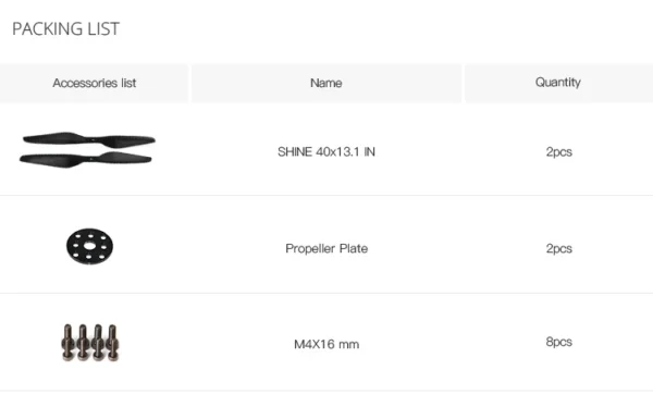Hc548b5e778924899adc69e6182e088f2z-2.webp MAD 40X13.1 Pro Fluxer carbon fiber propeller (A pair in CW/CCW)