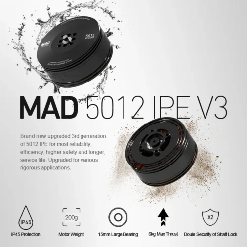Hcd19432d1e3243eeab9c2dd1e7f7ae2bF.webp MAD 5012 IPE 80KV/160KV/250KV/320KV 6kg Thrust Motor for UAV Drone (A pair)