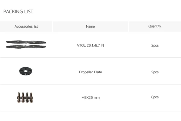 MAD 26.1X8.7 Pro Fluxer carbon fiber propeller (A pair in CW/CCW)