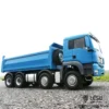 LESU 1/14 MAN TGS 8x8 RC Dumper Truck Metal Chassis Hydraulic Car Hopper Cylinder Transfer Case Axles Lock Differential Light