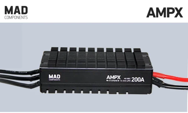 MAD RC AMPX 200A 12-24S ESC (A pair) for Commercial Drone