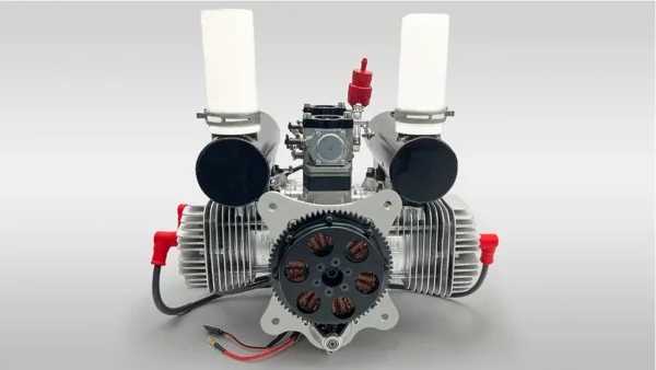 DLE400 EFI UAV Engine with Starter Generator 14V/400W RS232 Protocol for Fixed Wing Product