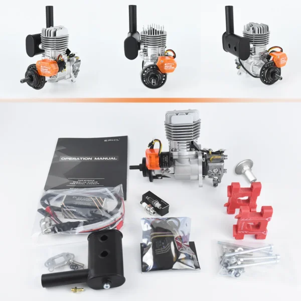 EPHIL X-20cc-S PRO model aircraft gasoline engine electric start single cylinder two stroke side row fixed wing
