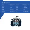 DLE 35cc HD Gasoline Water-cooled 2.5KW Engine VDC50V Generator for Multirotor UAV