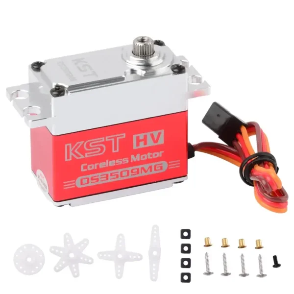 KST DS3509MG 78g Weight DC6.0-8.4V Voltage Coreless DC Motor Aluminum Alloy Servo (4 X PACK)