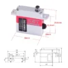 Sb4a668c731394f15ae3fdbddac76d7f4N-1.webp KST DS145MG 23g Weight DC4.8-6.0V Voltage Coreless DC Motor Aluminum Alloy Servo (8 X PACK)