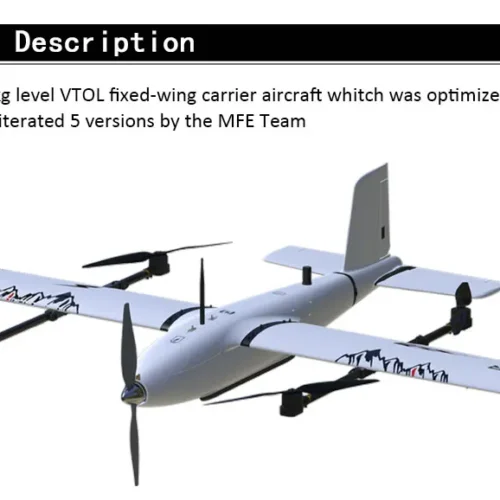 Sdf8438c9de7743afb9d412709c2f87c3t-8.webp Makeflyeasy 2430mm Striver (VTOL Version) Aerial Survey 4+1 Mapping Carrier Fix-wing UAV Kit/PNP/PRO/IND Optional Version