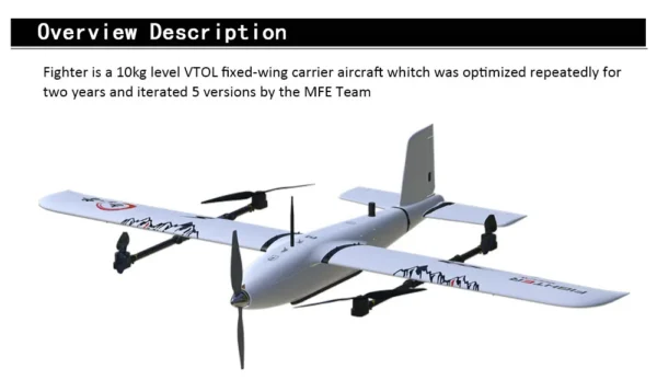 Sdf8438c9de7743afb9d412709c2f87c3t-8.webp Makeflyeasy 2430mm Striver (VTOL Version) Aerial Survey 4+1 Mapping Carrier Fix-wing UAV Kit/PNP/PRO/IND Optional Version