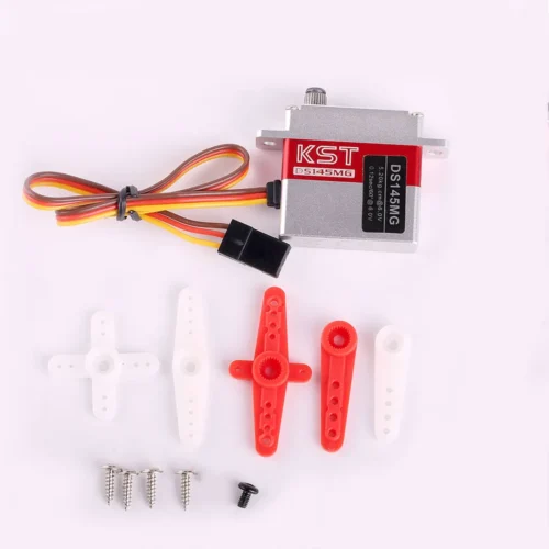 KST DS145MG 23g Weight DC4.8-6.0V Voltage Coreless DC Motor Aluminum Alloy Servo (8 X PACK)