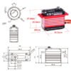 KST X20-3012 75g Weight DC7.4V Voltage Motor Aluminum Alloy Servo (8 X PACK)